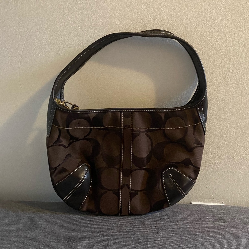 Coach Signature Hobo C Bag Brown